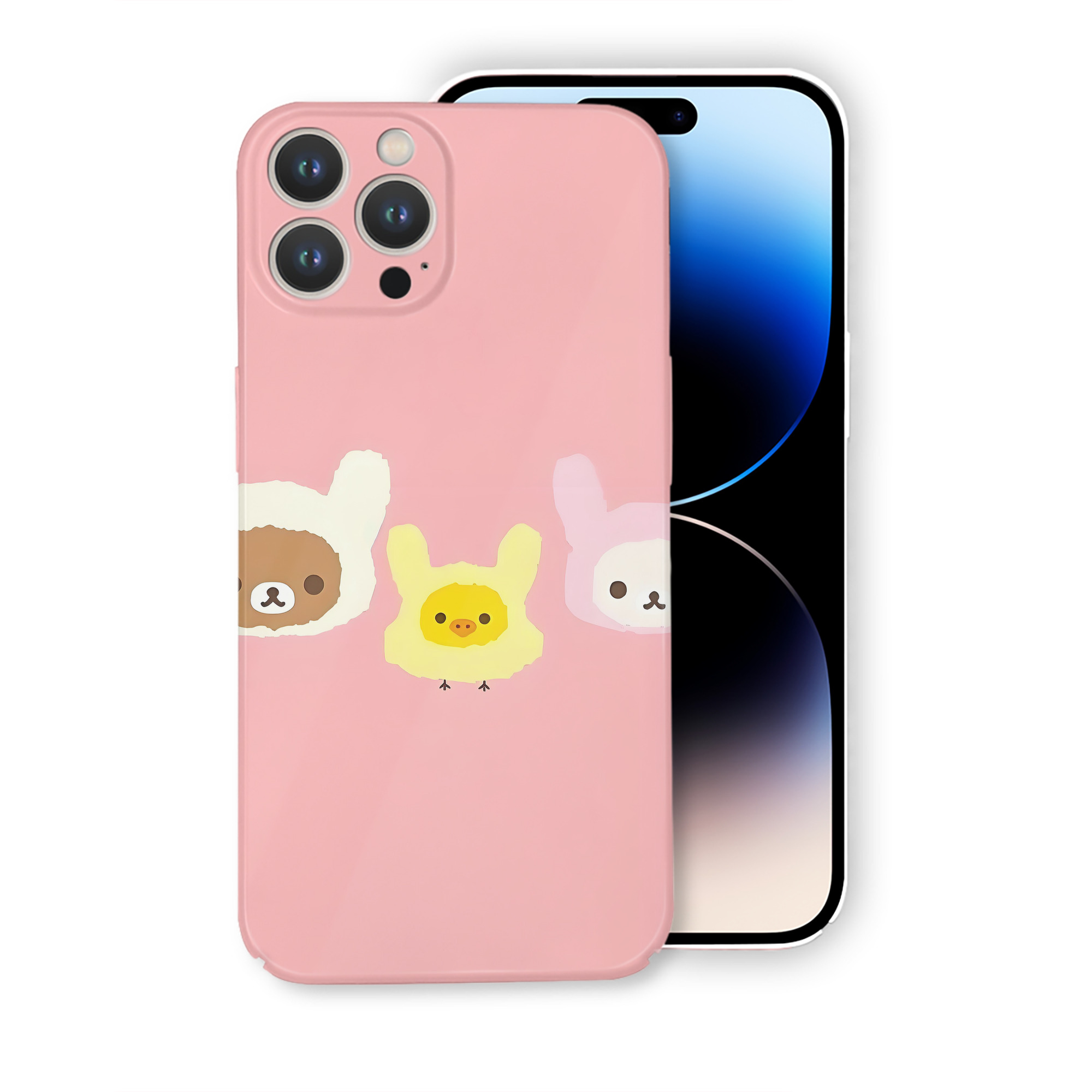 （画像用） リラックマ リラックマ キイロイトリ Rilakkuma Korilakkuma Kiiroitori 【iPhone 14シリーズ対応】ハードケース